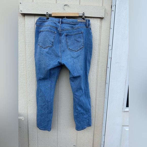 Ms. Cello Jeans Women's 16 Blue Light Wash High Rise Ripped Skinny Jeans - Picture 4 of 7